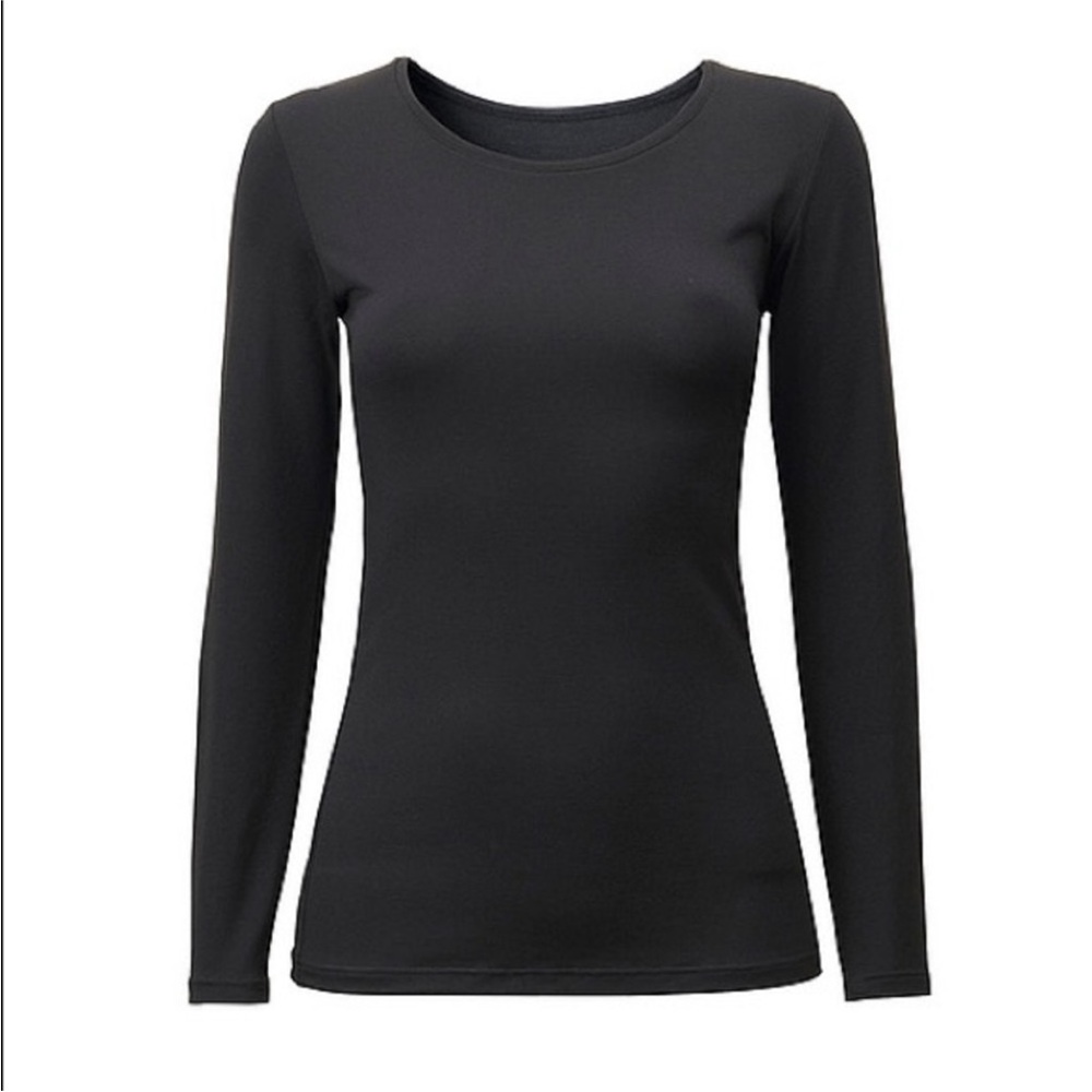Uniqlo Heattech Long Sleeve tee in Black. Size Large.